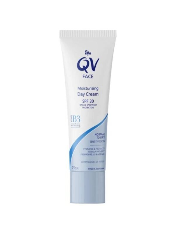 Qv Face Moisturising Day Cream Spf30 With B3 Plus Vitamin E 75g