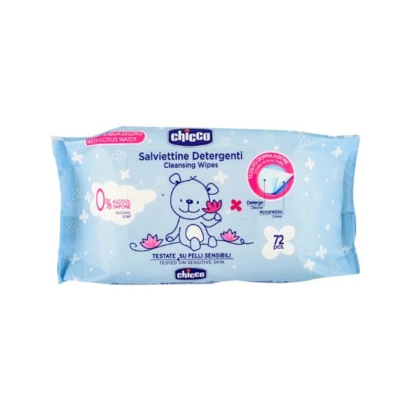Chicco Baby Wet Wipes With Lotus Water 72 Pcs