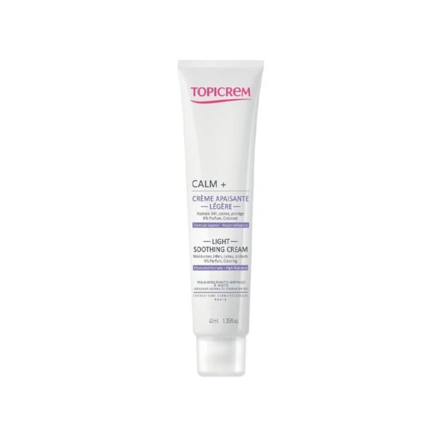 Topicrem Calm+ Soothing Light Cream, 40ml