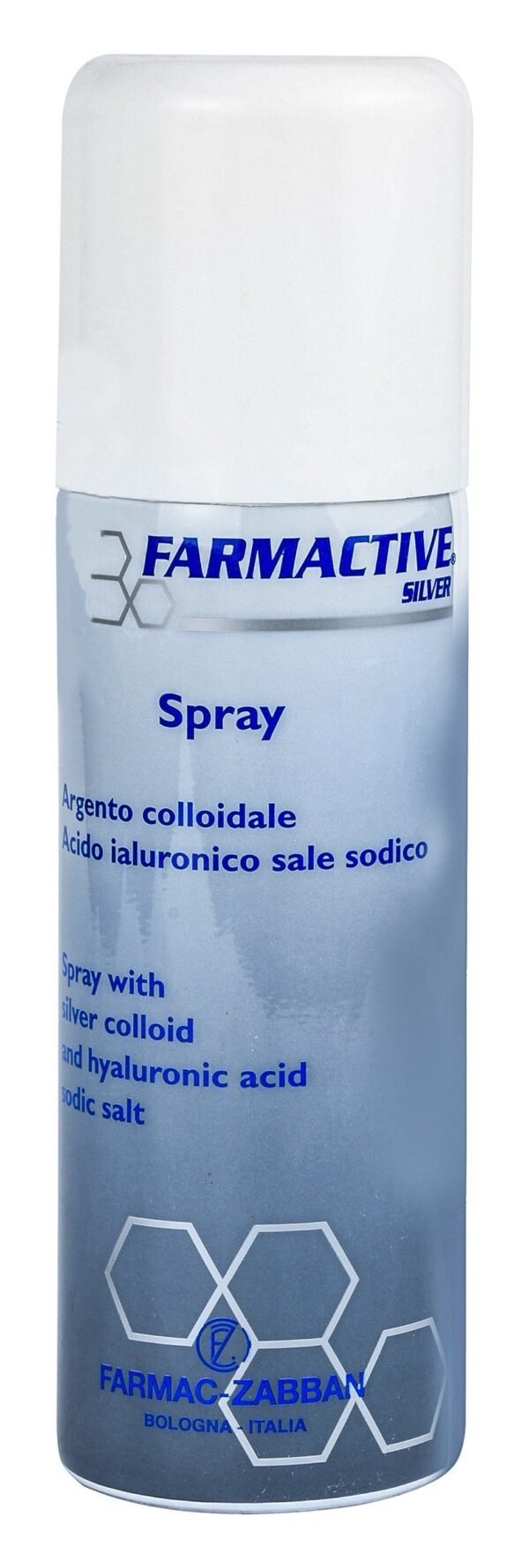 Farmactive Pain Relief Spray with Silver Colloid, Hyaluronic Acid & Sodic Salt, 125ml
