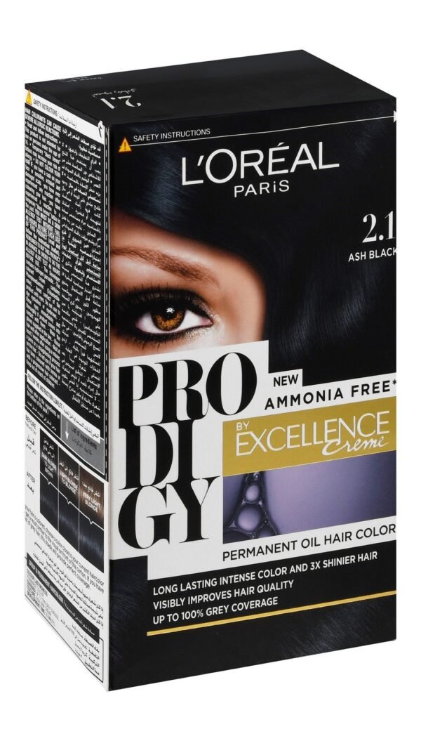 L'Oreal Prodigy Hair Dye 2.1 - Ash Black