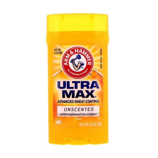 Arm & Hammer Ultra Max Unscented Deodorant, 73g