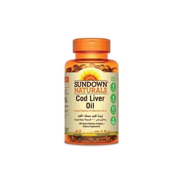 Sundown Cod Liver Oil Capsules, 100 Capsules