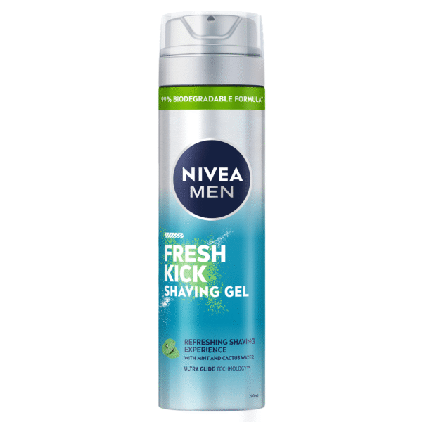 Nivea Men Fresh Kick Shaving Gel, 200ml