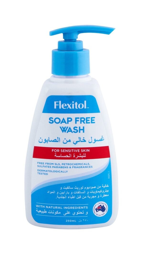Flexitol Soap Free Wash for Sensitive Skin, 250ml