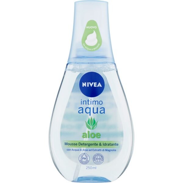 Nivea Intimo Aqua Aloe Mousse Detergent & Idratante, 250ml