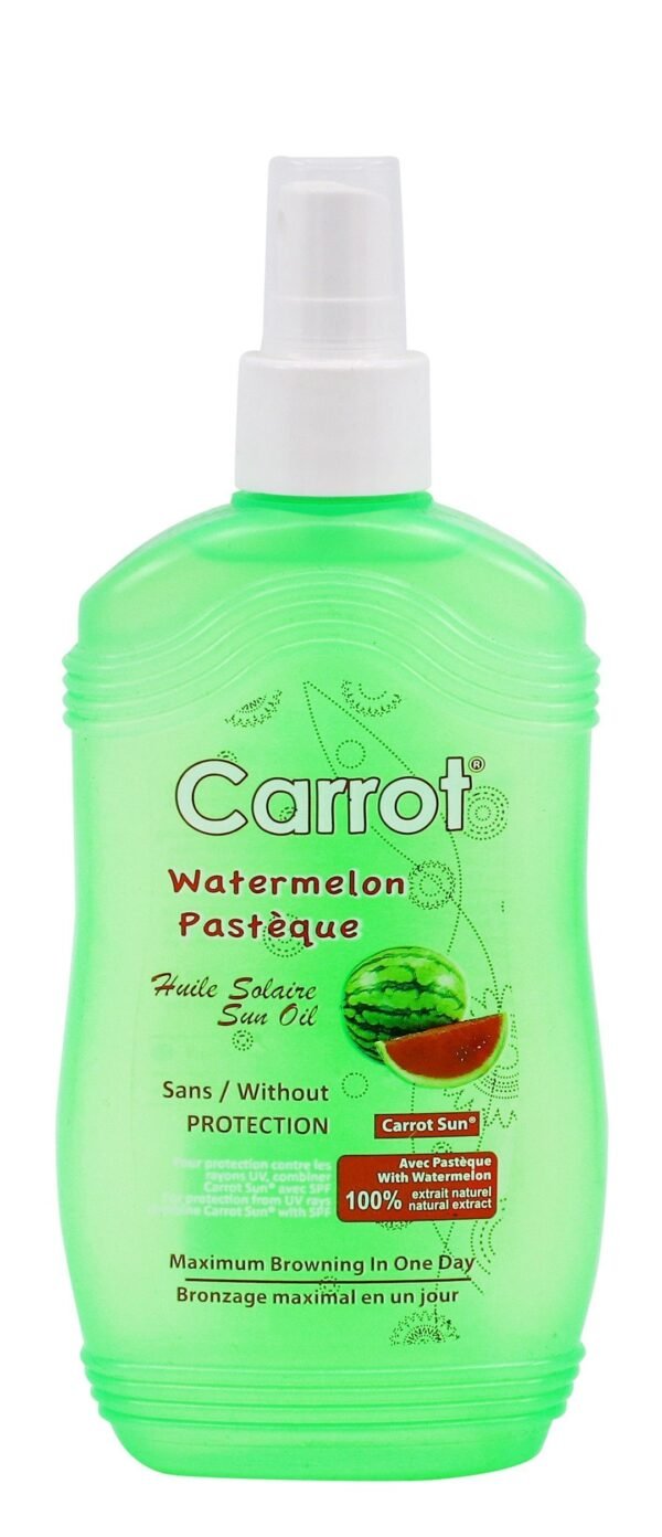 Carrot Sun Tanning Oil Spray with Watermelon Extract & SPF, 200ml