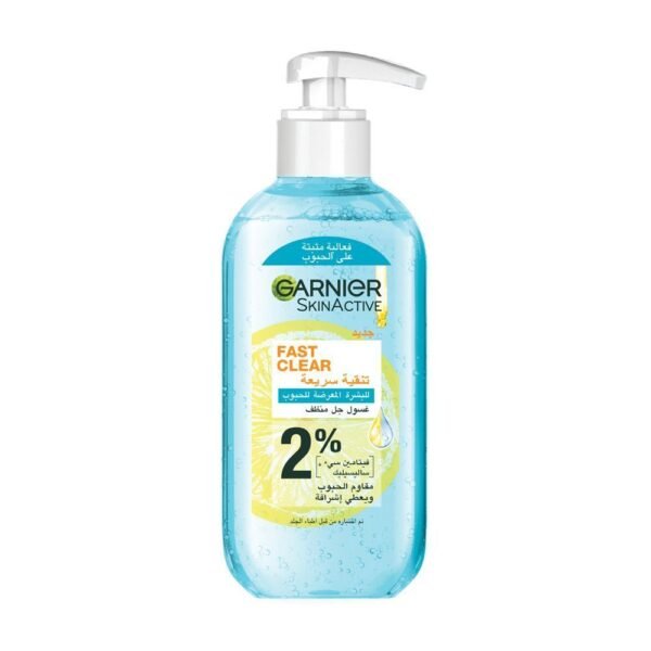 Garnier Skinactive Fast Clear Gel Wash, 200ml