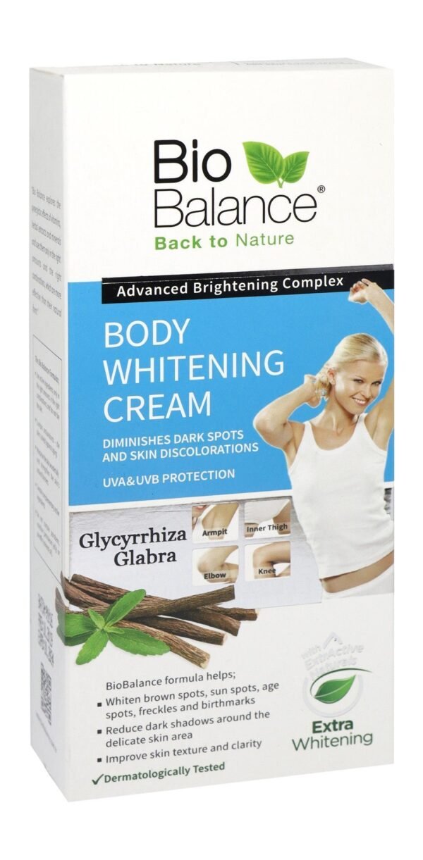 Bio Balance Body Whitening Cream with Glycyrrhiza Glabra, 60ml