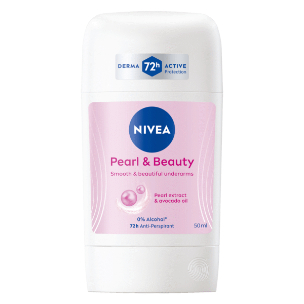 Nivea Pearl & Beauty Antiperspirant Deodorant Stick for Women, 50ml