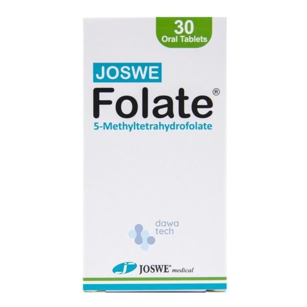 Joswe 400mcg 5-Methyltetrahydrofolate Supplement, 30 Tablets
