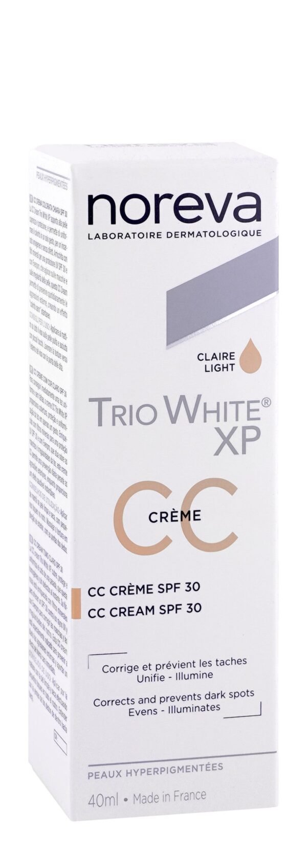 Noreva Trio White XP CC Cream SPF30 Claire Light, 40ml