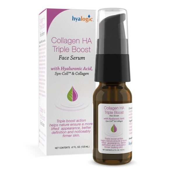Hyalogic Collagen HA Triple Boost Face Serum with Hyaluronic Acid, 13.5ml