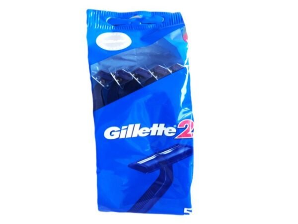 Gillette Ii Disp Razor Pouch 5Pcs Pkt
