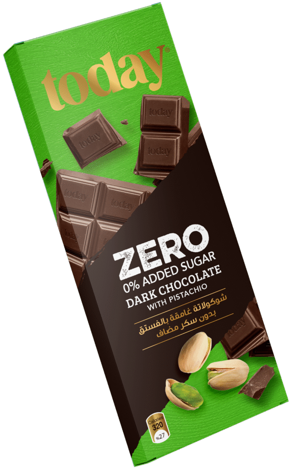 Today No Added Sugar Dark Chocolate With Pistachios 60 g