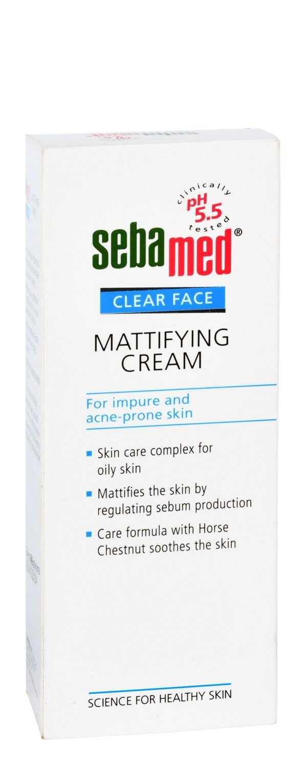 Sebamed Non-Greasy Mattifying & Soothing Face Cream with Horse Chestnut For Οily Skin, 50ml