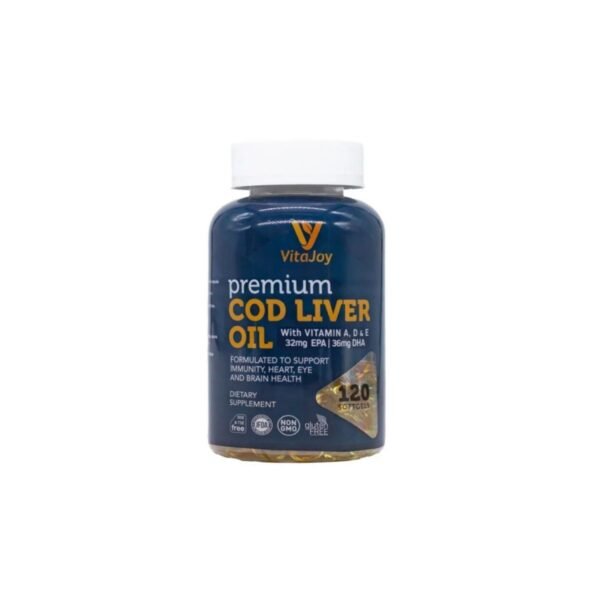 Vitajoy Premium Cod Liver Oil, 120 Cap