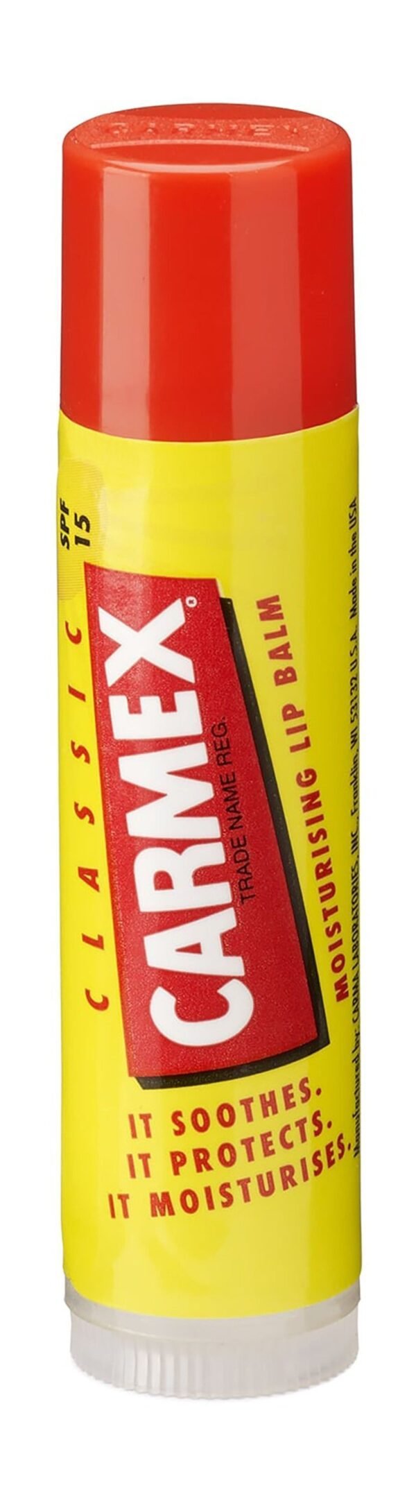 Carmex Classic Soothing & Moisturizing Lip Balm SPF15, 1 Piece