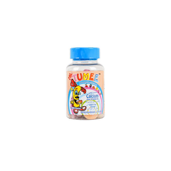 Mr.Tumee Calcium Plus Vitamin D Gumee 60 Pieces