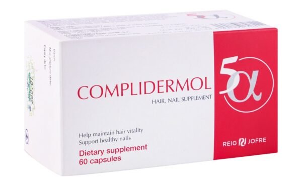 Complidermol Hair & Nail Support Supplement, 60 Capsules