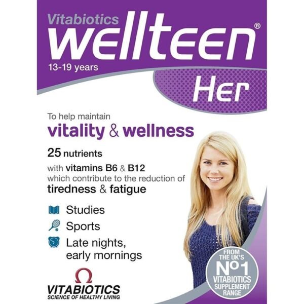 Vitabiotics Wellteen Her Tablets 30 Pieces