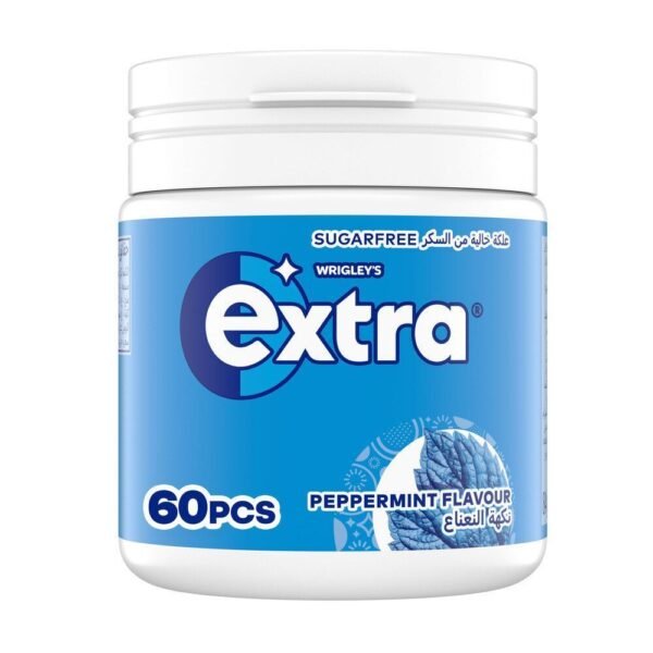 Wrigley's Extra Peppermint Bottle Gum, 84g