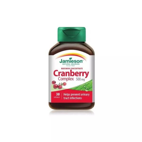 Jamieson 500mg Cranberry Complex Tablets, 30 Tablets