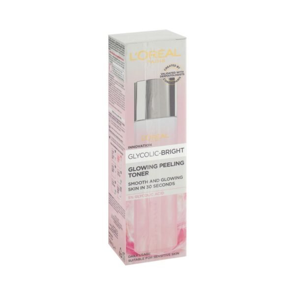 L'Oreal Glycolic Bright Instant Glow Peeling Toner, 128ml