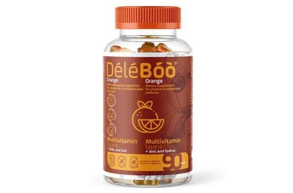 Deleboo Multivitamin Orange Flavor 90 Beans