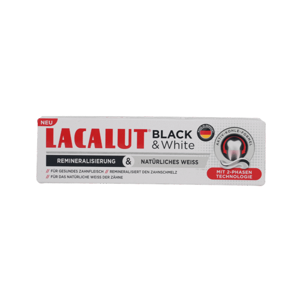 Lacalut Black & White Tooth Paste 75ml