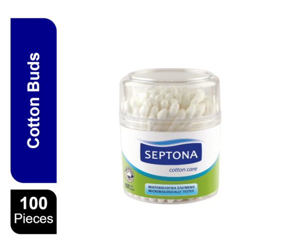 Septona Regular Cotton Buds, 100 Pieces