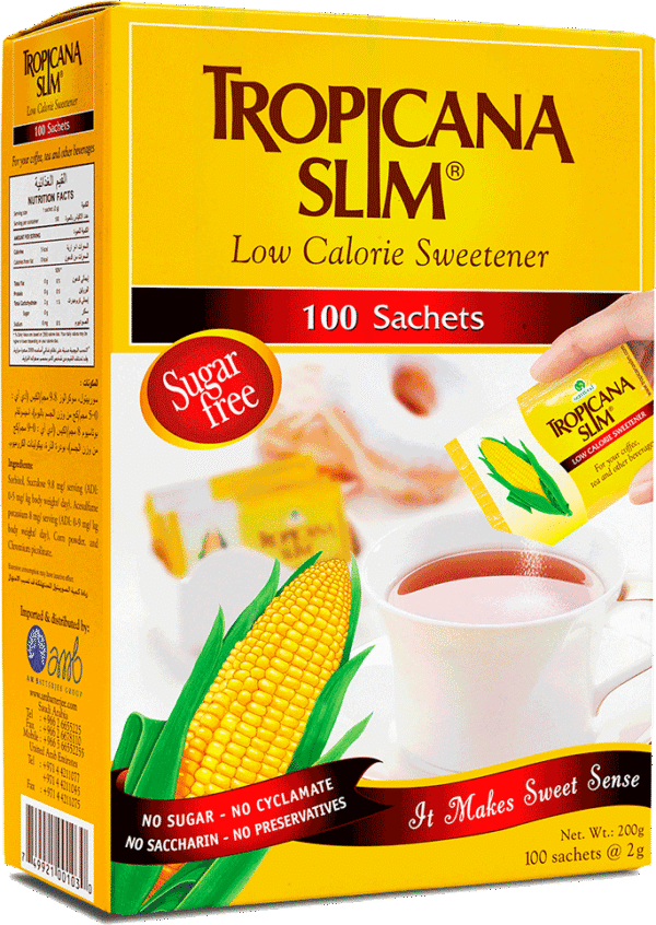 Tropicana Slim Low Calorie Sweetener 100 pcs