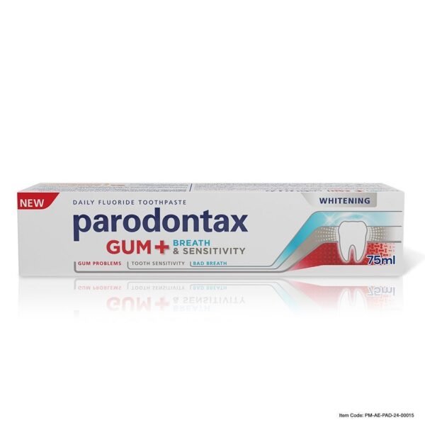 parodontax Gum, Breath & Sensitivity Toothpaste Whitening, 75ml