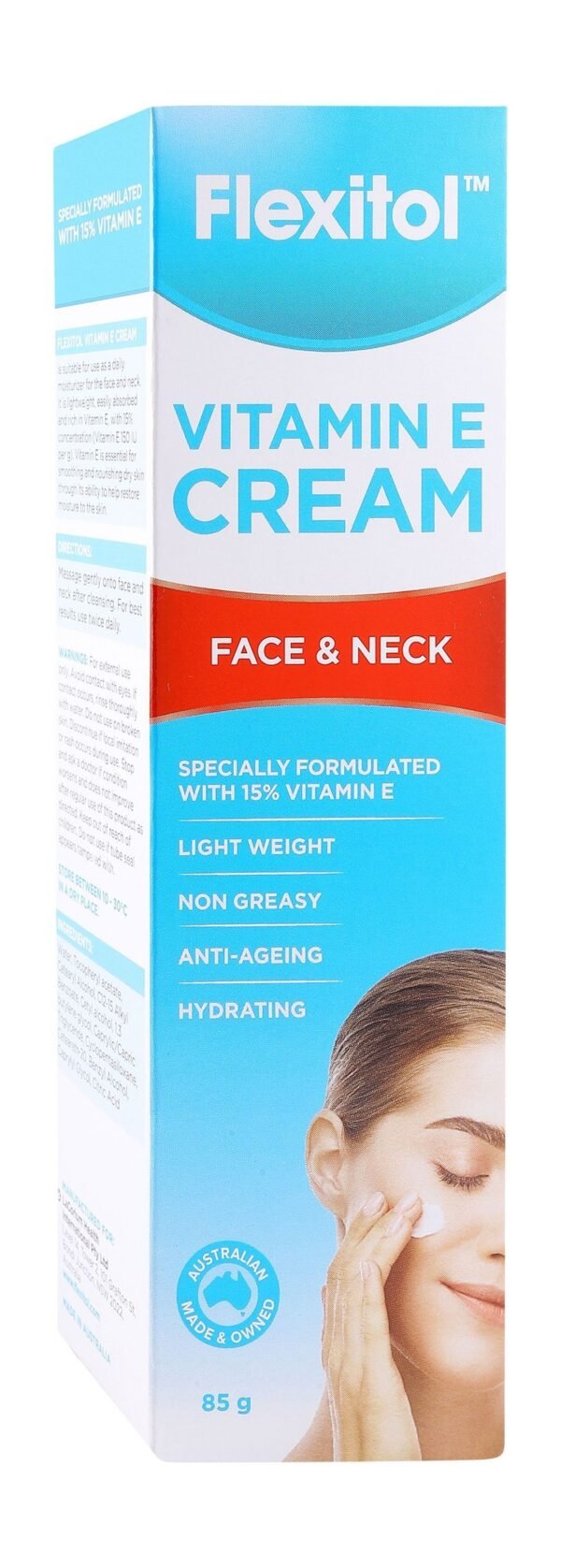 Flexitol Anti-Aging Moisturizing Facial Cream with Vitamin E, 85g