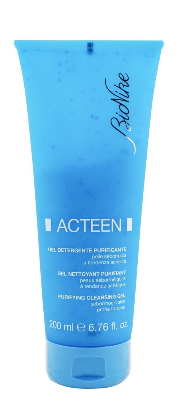 BioNike Purifying Facial Cleansing Gel for Seborrheic & Acne-Prone Skin, 200ml