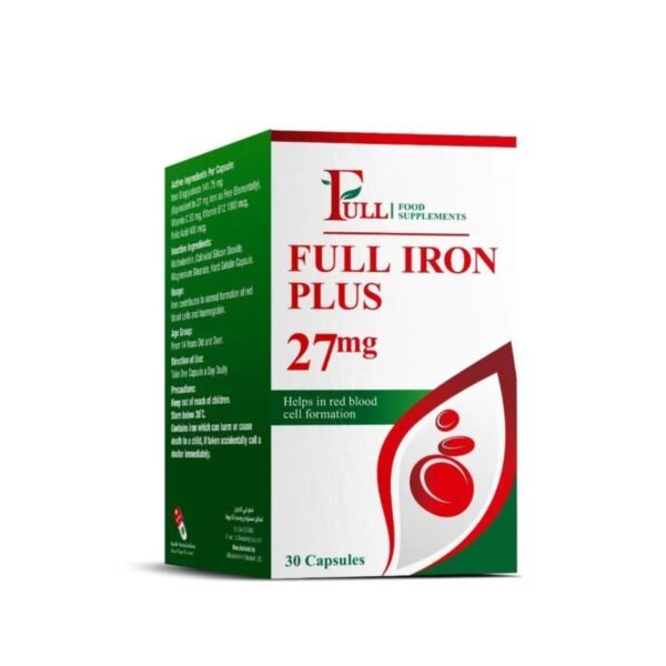 Full Iron Plus 27 Mg, 30 Cap