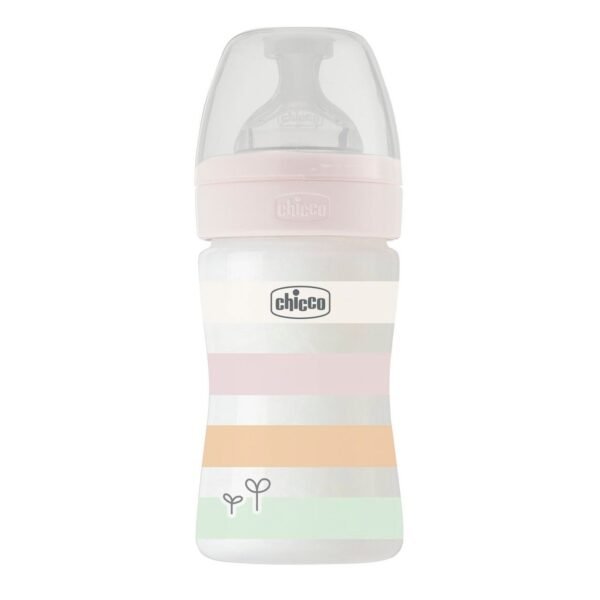 Chicco Well Being Normal Flow Bottle - White, 0m+, 150ml