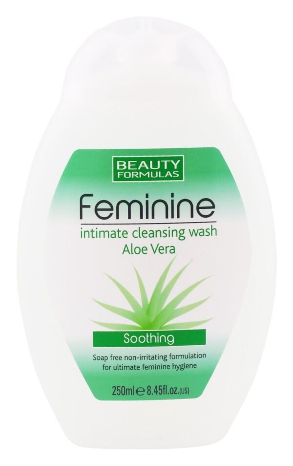 Beauty Formulas Feminine Intimate Cleansing Wash with Aloe Vera, 250ml