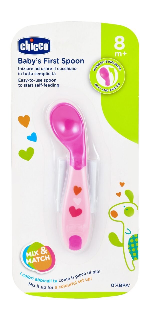 Chicco First Spoon Girl 8M+