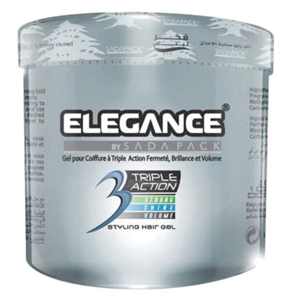 Elegance Triple Action Styling Hair Gel 500ml