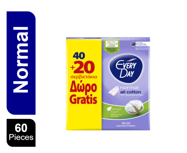 Everyday Daily Liners All Cotton Nornal 40+20