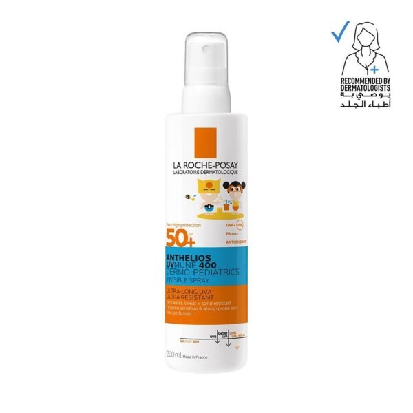 La Roche-Posay Anthelios Uvmune400 Dermo-Pediatrics Invisible Spray Spf50+, 200ml