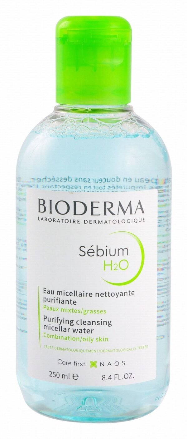Bioderma Sebium H2O Hypoallergenic Purifying Cleansing Micellar Water, 250ml