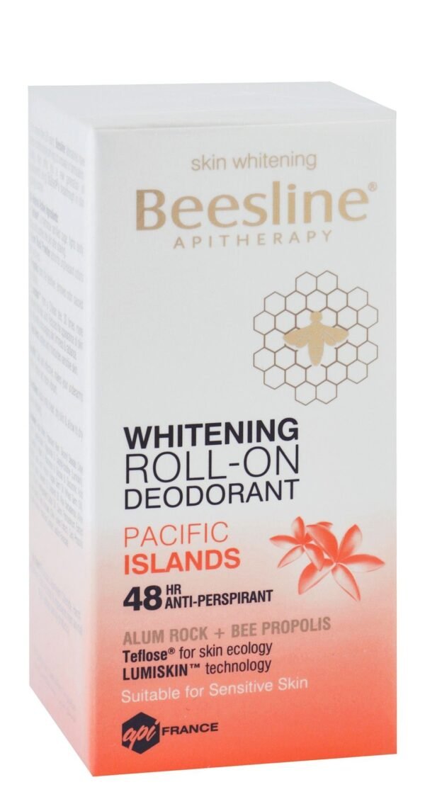 Beesline Apitherapy Pacific Islands Whitening Roll-On Deodorant, 50ml