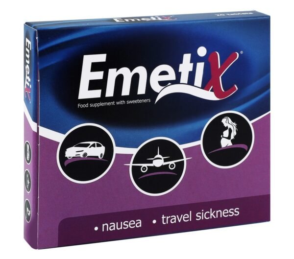 Emetix Nausea & Travel Sickness Medication, 10 Tablets