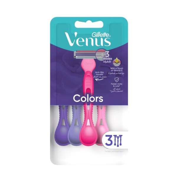 Gillette Simply Venus Women’s Disposable Razor, 3 Pieces