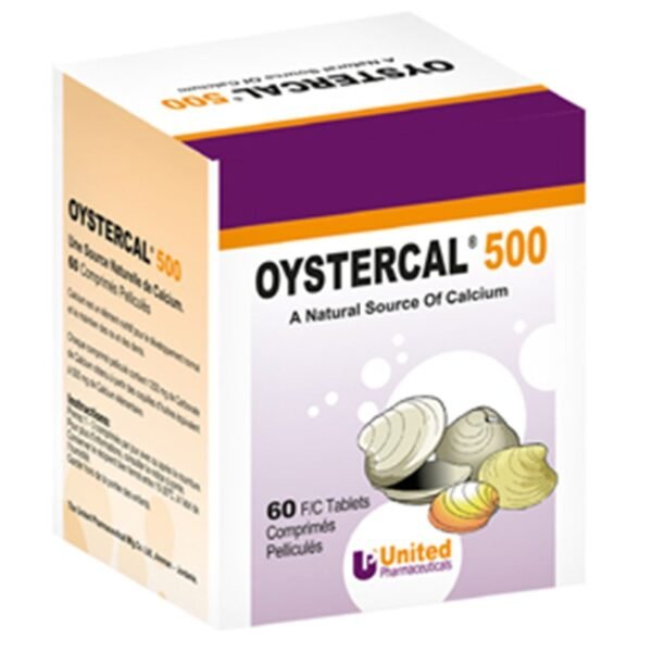 Oystercal 500Mg 60 Tablets