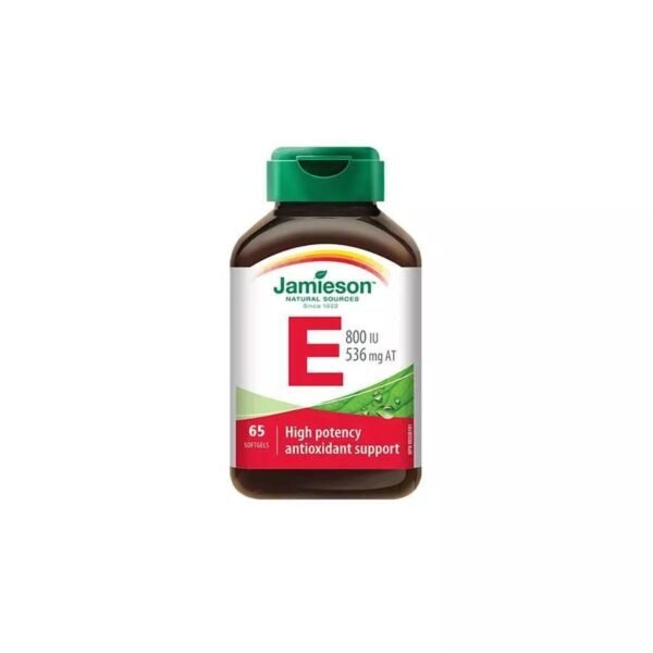 Jamieson Vitamin E 800IU Tablets, 65 Tablets