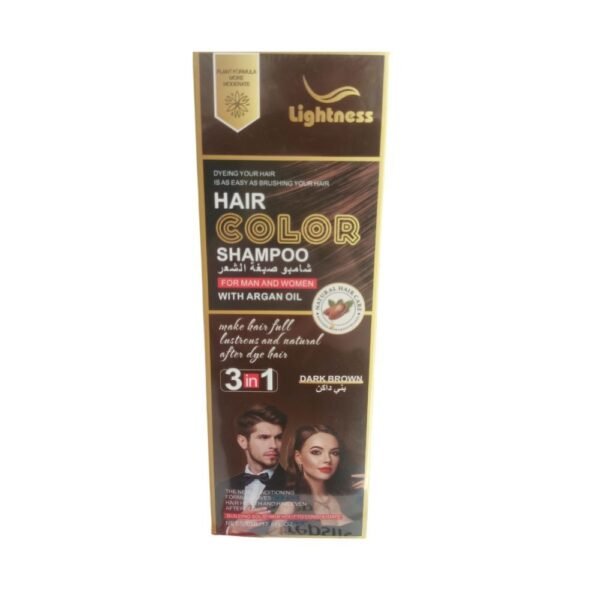 Lightness Hair Color Shampoo Dark Brown