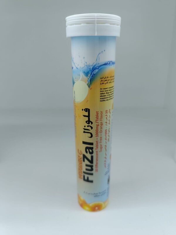 Fluzal Vitamin C Effervescent Tablets, 20 Tablets
